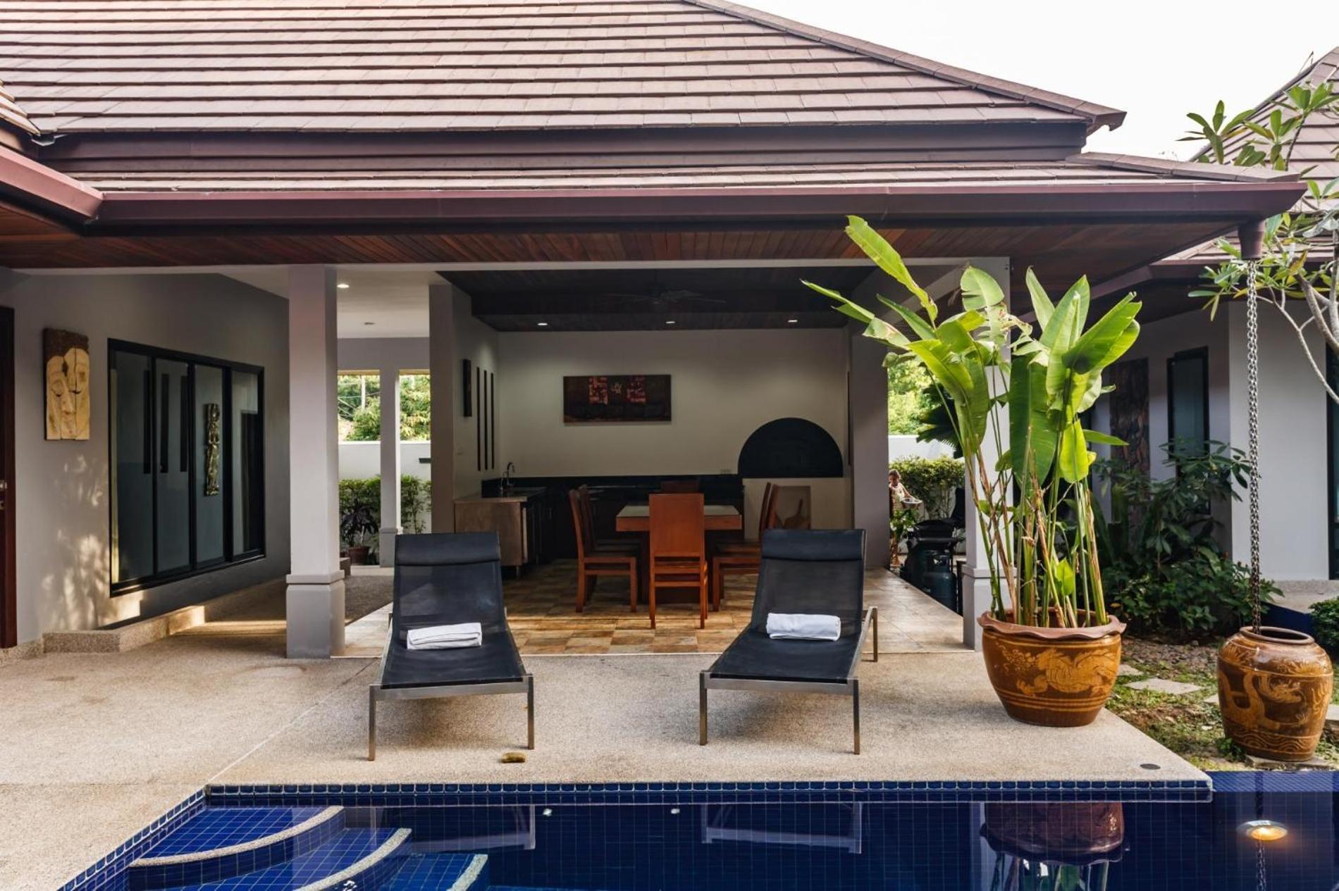 Frangipani Pool Villa - Garden, Bbq & Maid Nai Harn Exteriör bild